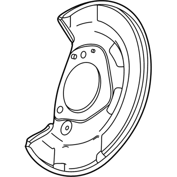 2011 Chevy Cruze Brake Backing Plate - 13324456