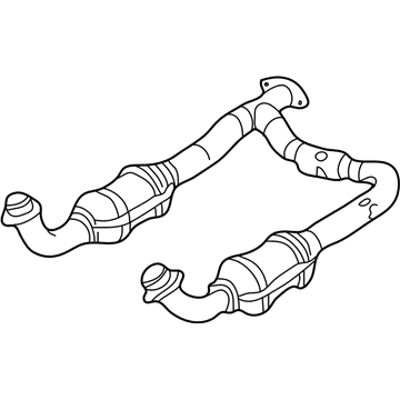 2003 GMC Yukon XL 2500 Catalytic Converter - 19420124