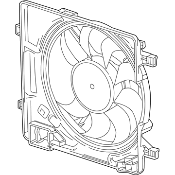 2013 Chevy Spark Radiator fan - 95942353