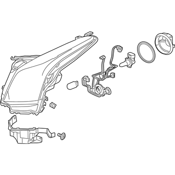 Cadillac 23236365 Headlamp Assembly