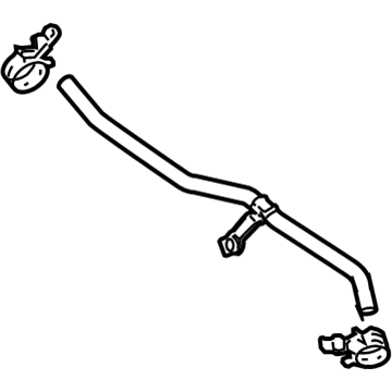 2008 Cadillac STS Coolant Pipe - 25800335