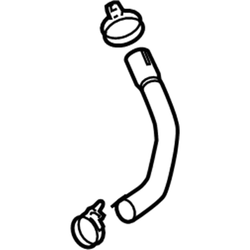 2008 Cadillac CTS Cooling Hose - 25800333