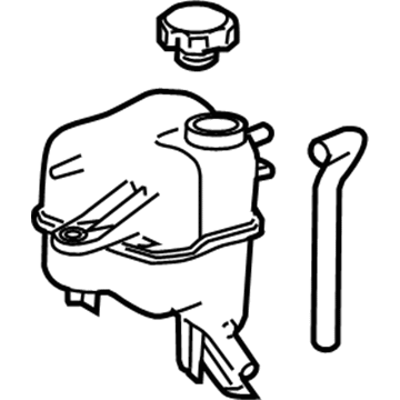 Cadillac SRX Coolant Reservoir - 25767641