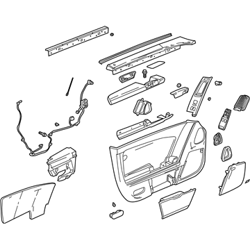 Cadillac 10333942 Door Trim Panel