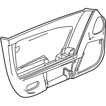 GM 15259345 Panel Assembly, Front Side Door Lower Trim *Light Cashmere