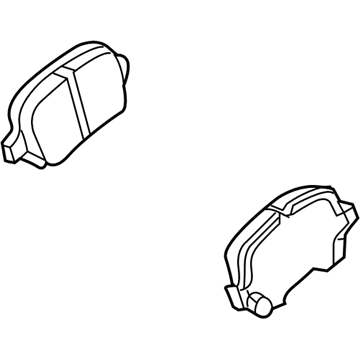 Pontiac 22731037 Brake Pads