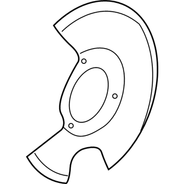 GM 25811780 Shield,Front Brake