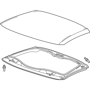 GM 84337514 Panel Assembly, Rf Lift Off *Paint To Mat