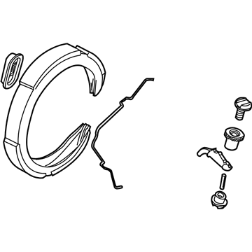 GM 12455801 Brake Kit,Rear Parking