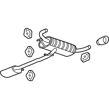 GMC 22800919 Muffler & Pipe