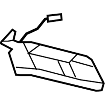 Saturn 84075260 Sunvisor