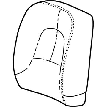 Buick 12456809 Seat Back Cover