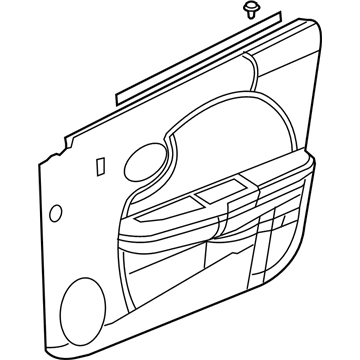 GM 10368555 Trim Asm,Front Side Door *Neutral