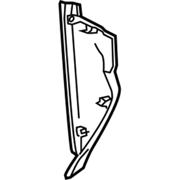 GM 84164711 Cover Assembly, Instrument Panel Outer Trim *Maple Sugar