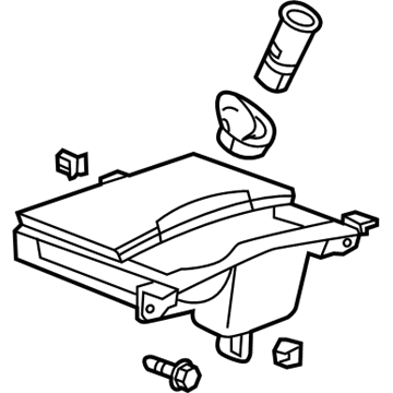 GM 84610531 Compartment Assembly, F/Flr Cnsl *Grp Saple P