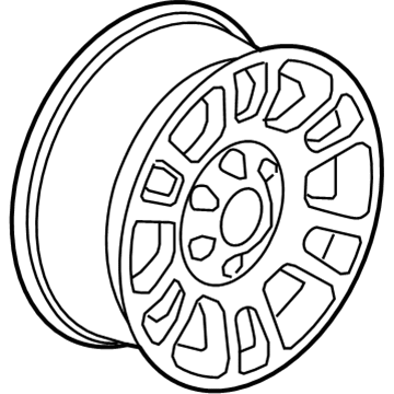 GMC 9595382 Wheel, Alloy