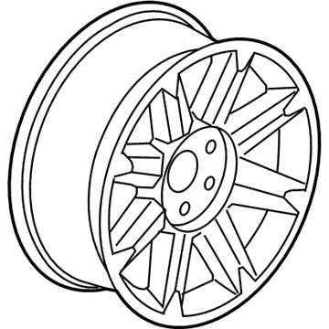 GMC 9597223 Wheel, Alloy