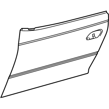 GM 92163716 Panel Assembly, Front Side Door Outer