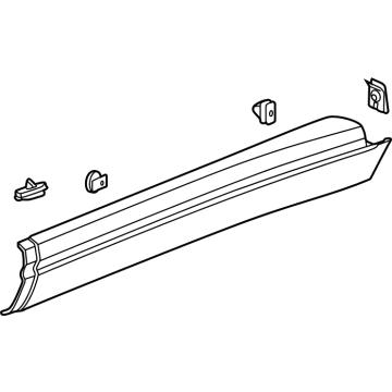 GM 84829211 Molding Assembly, Rkr Pnl Rr