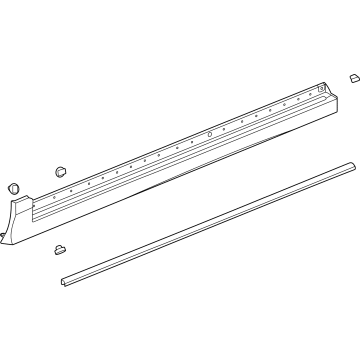 GM 42810332 MOLDING ASM-RKR PNL