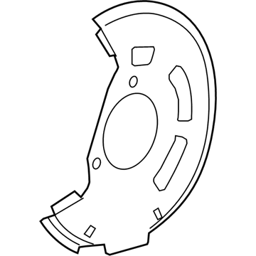 2019 Chevy Cruze Brake Backing Plate - 13362307