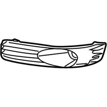 GM 15246803 Grille, Radiator Lower (R.H.)