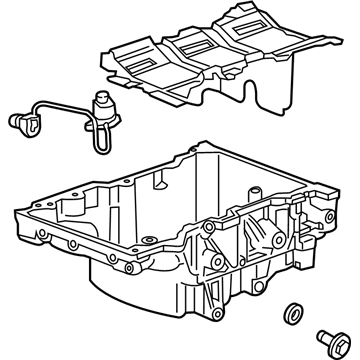 Cadillac 12716570 Oil Pan