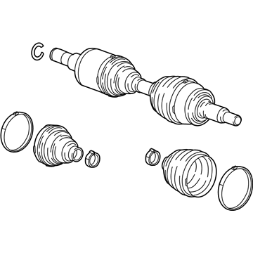 2022 Chevy Colorado Axle Shaft - 85597875