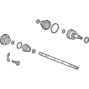 GM 84517899 Rear Wheel Drive Shaft Assembly