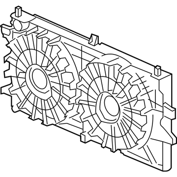 Buick 89019107 Fan Shroud