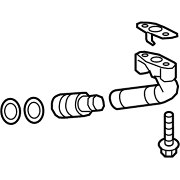 GM 12652349 Pipe Assembly, Turbo Oil Return