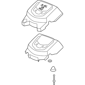 Saturn 12599601 Engine Cover