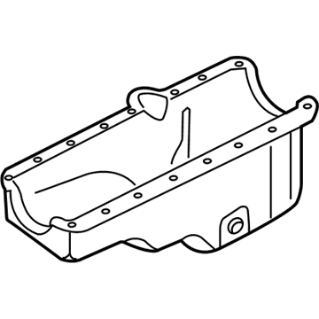 Chevy 12554258 Oil Pan