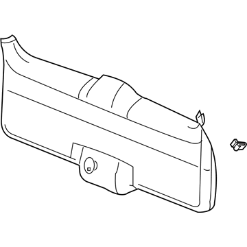 GM 15184872 Panel Assembly, Lift Gate Trim Finish *Oak