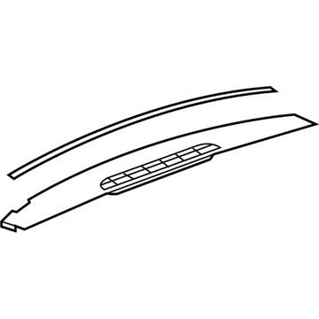 Chevy 20844038 Upper Trim Panel