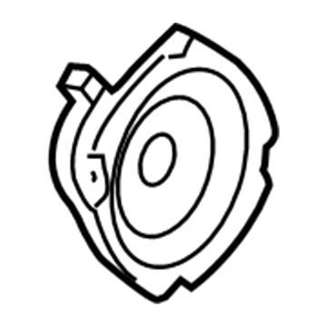 Cadillac 84196280 Rear Driver Speaker