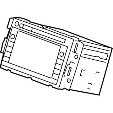 Cadillac 25810468 Display Unit