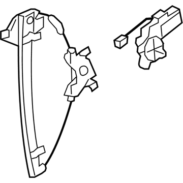 Saturn 23196466 Window Regulator