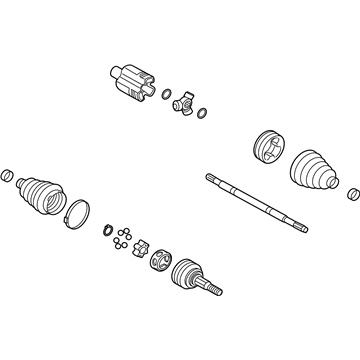 Buick 25849949 Axle Assembly