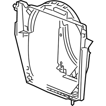 GM 25862433 Shroud, Engine Coolant Fan Upper