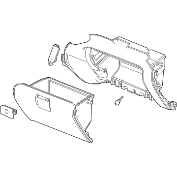 GM 84788134 Compartment Assembly, I/P *Vy Dk Atmos