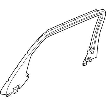 GM 84717109 MOLDING ASM-RR S/D WDO GARN