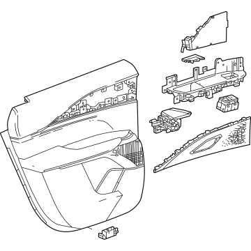 Cadillac 85637949 Door Trim Panel