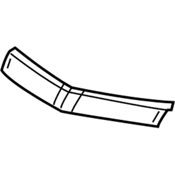 GM 23302251 Decal, Front Bumper Fascia *Carbon Flasht