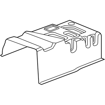 GM 84166322 Trim, Rear Compartment Floor Panel *Block Diamond