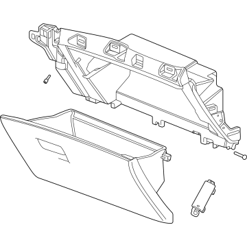 GM 84937410 Compartment Assembly, I/P *Black