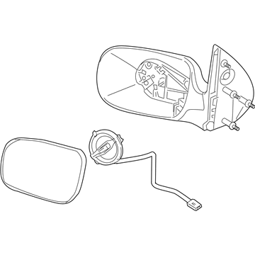 Pontiac 15935752 Mirror Assembly