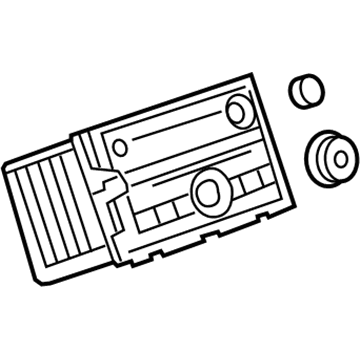 GM 20903411 Radio Assembly, Amplitude Modulation/Frequency Modulation Stereo & Audio Disc Player