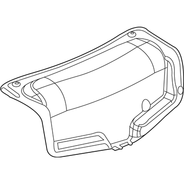 Cadillac 20978996 Trunk Trim Panel