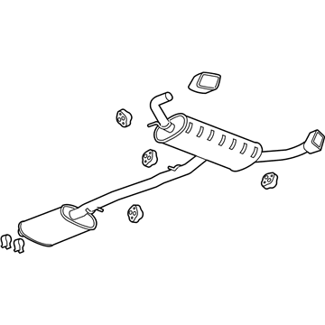 Chevy Equinox Muffler - 25920444